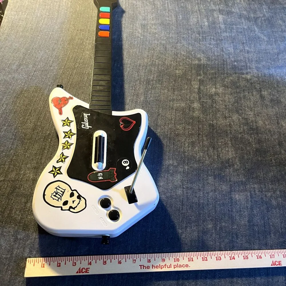Red Octane Guitar Hero Wireless Guitar PS2 95025 Parts only Not working as is